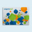 Poster on aluminum composite panel, silver, landscape 3:2