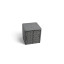 Flatcube - foldable seating cube made of recycled PP material