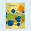 Aluminum composite panels, gold, in portrait format 3:4