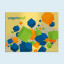 Poster on aluminum composite panel, gold, landscape 4:3