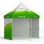 Select Hexagon 4 m folding marquee, 4 solid walls, with print