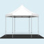 Gazebo Select Hexagon 3 m combined with floor panel set