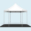 Gazebo Select Hexagon 3 m combined with floor panel set