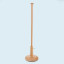 Table Flag stand wood Holz, shaped base