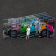 Variable exhibition wall with print - Delivered without system