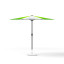 Small parasol with crank ø 250 cm, without valance, anthracite frame