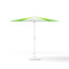 Small parasol with crank ø 250 cm, without valance, frame white