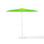 Small parasols with crank, rectangular, without valance, 250 x 180 cm