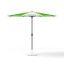 Small parasol with crank ø 300 cm, without valance, anthracite frame