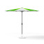 Small parasol with crank ø 300 cm, without valance, anthracite frame