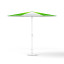 Small parasol with crank ø 300 cm, without valance, frame white