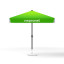 Small parasols with crank, square, 250 x 250 cm