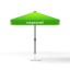 Small parasols with crank, square, 250 x 250 cm