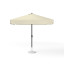 Sonnenschirm beige, quadratisch, 250 x 250 cm mit Kurbel, einfarbig