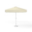 Sonnenschirm beige, quadratisch, 250 x 250 cm mit Kurbel, einfarbig