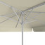 Sonnenschirm beige, 250 x 250 cm, Ansicht von unten