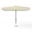 Sonnenschirm beige, quadratisch, 300 x 300 cm mit Kurbel, einfarbig