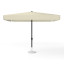 Sonnenschirm beige, quadratisch, 300 x 300 cm mit Kurbel, einfarbig