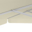 Sonnenschirm beige, 300 x 300 cm, robuste Streben