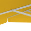 Sonnenschirm orange, 300 x 300 cm, robuste Streben