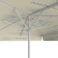 Sonnenschirm mit Logodruck, 250 x 250 cm, Ansicht von unten