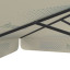 Sonnenschirm mit Logodruck, 250 x 250 cm, robuste Streben