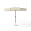 Sonnenschirm beige, rund, ø 300 cm mit Kurbel, einfarbig