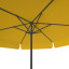 Sonnenschirm orange, ø 250 cm, Ansicht von unten
