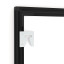 LED poster frame A1 - rear detail with wall bracket