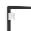 LED poster frame A1 - rear detail with wall bracket