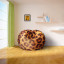 Beanbag Round in noble leopard look,  ø 140 cm