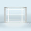 Light Box Q-Frame® LS with fluorescent lamps and power cable