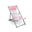 Aluminum deckchair with printed neck pillow (otional)