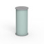 Lamellen counter, round: available with table and base plates in 4 colours