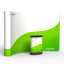 Pop Up folding display Magnet 5 x 3 with hardcase trolley and advertising print (optional)