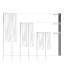 Overview of system heights, brackets available in widths of 80 cm or 50 cm