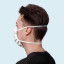 Face mask with head loops - comfortable, easy to use