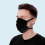 Double-layer mouth & nose mask - black