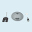 Delivery content: counterweight, water fillable base, swivel, spring, cord