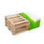 Pallet covers for individual pallets or pallet stacks