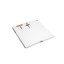 Cardboard stool compactly foldable flat