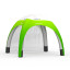 Inflatable Tent Air 3 x 3 with 1 solid wall, transparent
