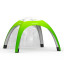 Inflatable Tent Air 4 x 4 with 1 solid wall, transparent