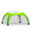 Inflatable Tent Air 5 x 5 m with 2 transparent solid walls