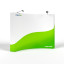 Exhibition wall Pop Up Velcro curved 4 x 3, lighting optional