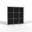Exhibition wall Pop Up Velcro, back with Multisol® X Opak SE, opacity: 100%