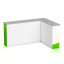 Promotion Counter LED left corner - back unprinted 