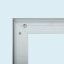 Wall frame Q-Frame®, profile 25 mm - corner detail