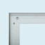 Wall Frame Q-Frame®, profile 25 mm - corner detail