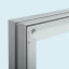 Q-Frame®, aluminium frame corner detail